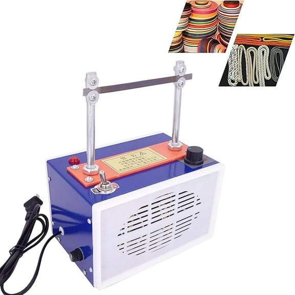 Electric Rope Cutter, Rope Cutter Hot Knife Rope Cutting Machine with 0-800 Stepless Temperature Control, Cutting Width:0-10cm, Heat Up Faster & High Efficiency, for Ribbon, Foam, Webbing