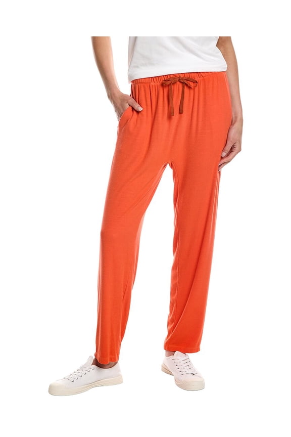 womens  Aries Ribbed Pant, xs, Orange
