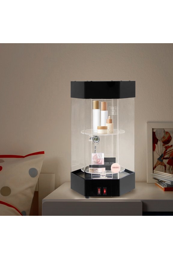 Electric Rotating Display Case, Jewelry Display Case, Acrylic Display Case