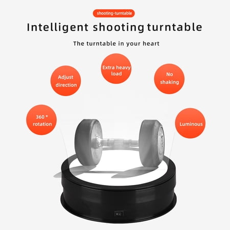 Electric Rotating Turntable,Motorized Display Stand Display Live Video Turntable Load Display Sh Turntable With Led Hunya Buzhi Bortt Rusuo