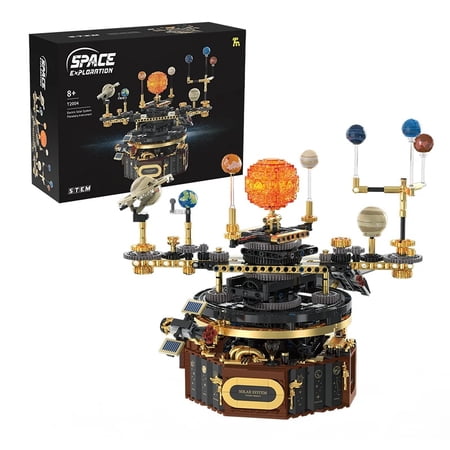 Electric Rotating Universe Electric Solar System Light Building Blocks Sun Earth Model Space Science Education DIY Kid Toy