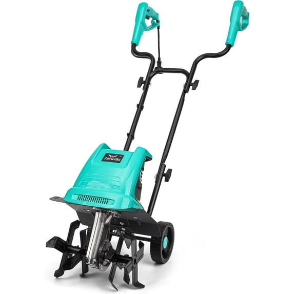 Electric Rototiller Garden Tiller 12 Inch Tilling Width 8-Inch Electric Tiller 10.5 Amp Tiller Cultivator for Garden Yard