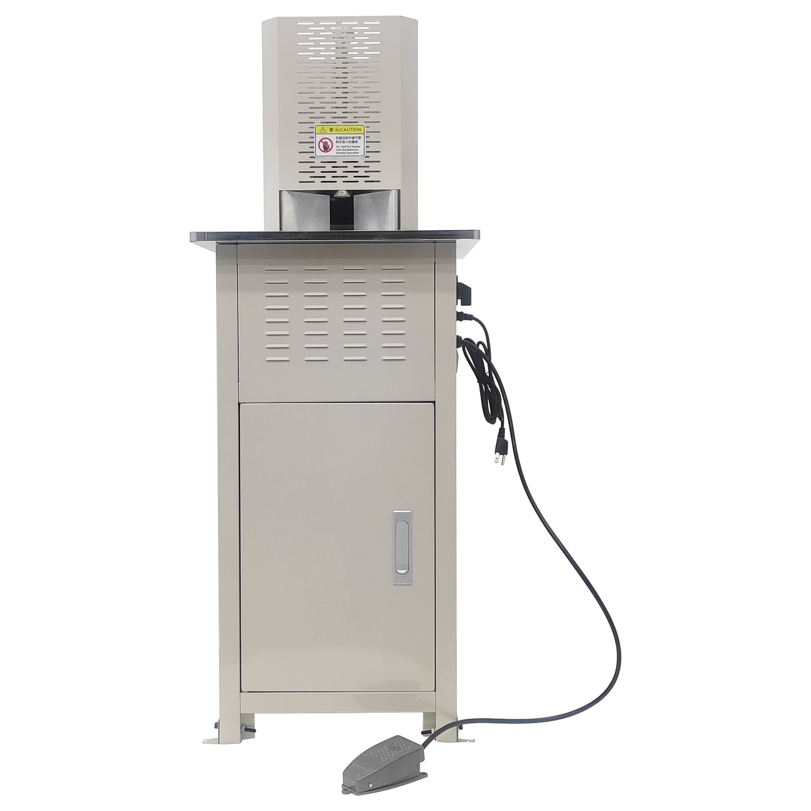 Electric Round Corner Cutter Vertical Corner Rounder with Protective Cover and Foot Pedal 110V R8 R10 R12 R16 R21 5 Kinds Blades