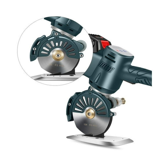 Electric Round Scissors Cutter Cloth Cutter Fabric Machine 21V Cordless Sewing Scissors Rechargeable Scissors For Cothes ,Easy to Use