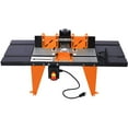 thumbnail image 1 of Electric Router Table, Universal Benchtop Router Tables Top, Wood Working Router Table, Precise Routing Table Craftsman Tool for Woodworking. Orange, 1 of 9