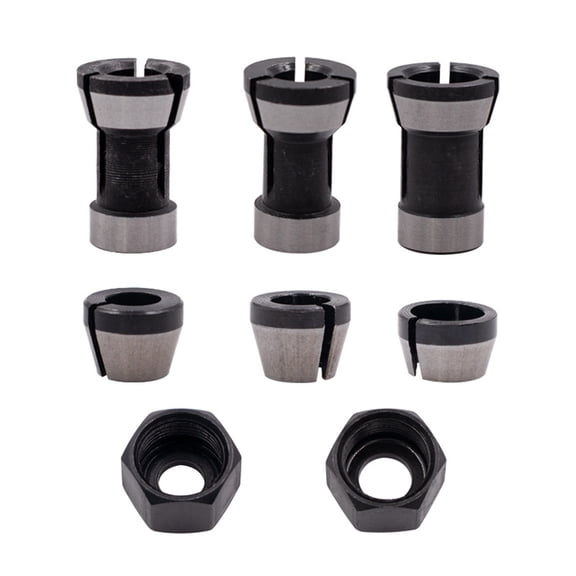 Electric Routers Milling Cutter Collet Chucks Adapter 6mm 6.35mm 8mm Trimming Machine Electric Routers Bit Collets