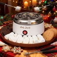 thumbnail image 1 of Electric S’mores Station, Indoor Tabletop Marshmallow Roaster Kit with 4 Trays & 4 Forks, Blue, 1 of 8