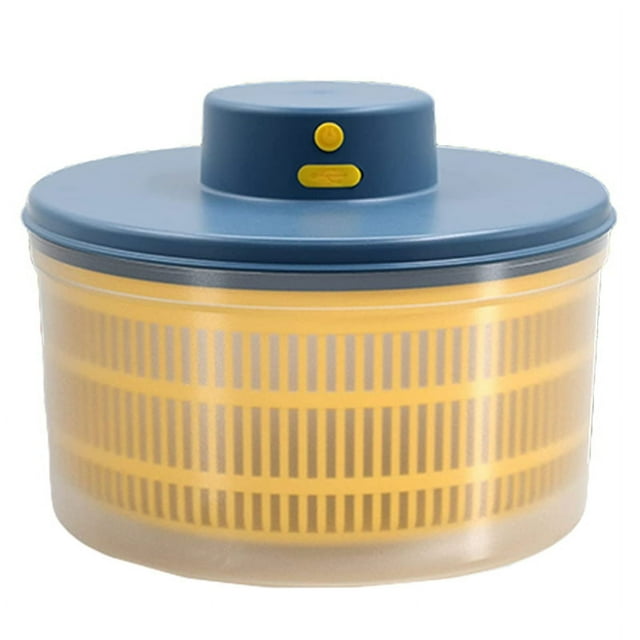 Electric Salad Spinner Lettuce Vegetable Dryer, USB Rechargeable, Quick Drying Lettuce Fruit