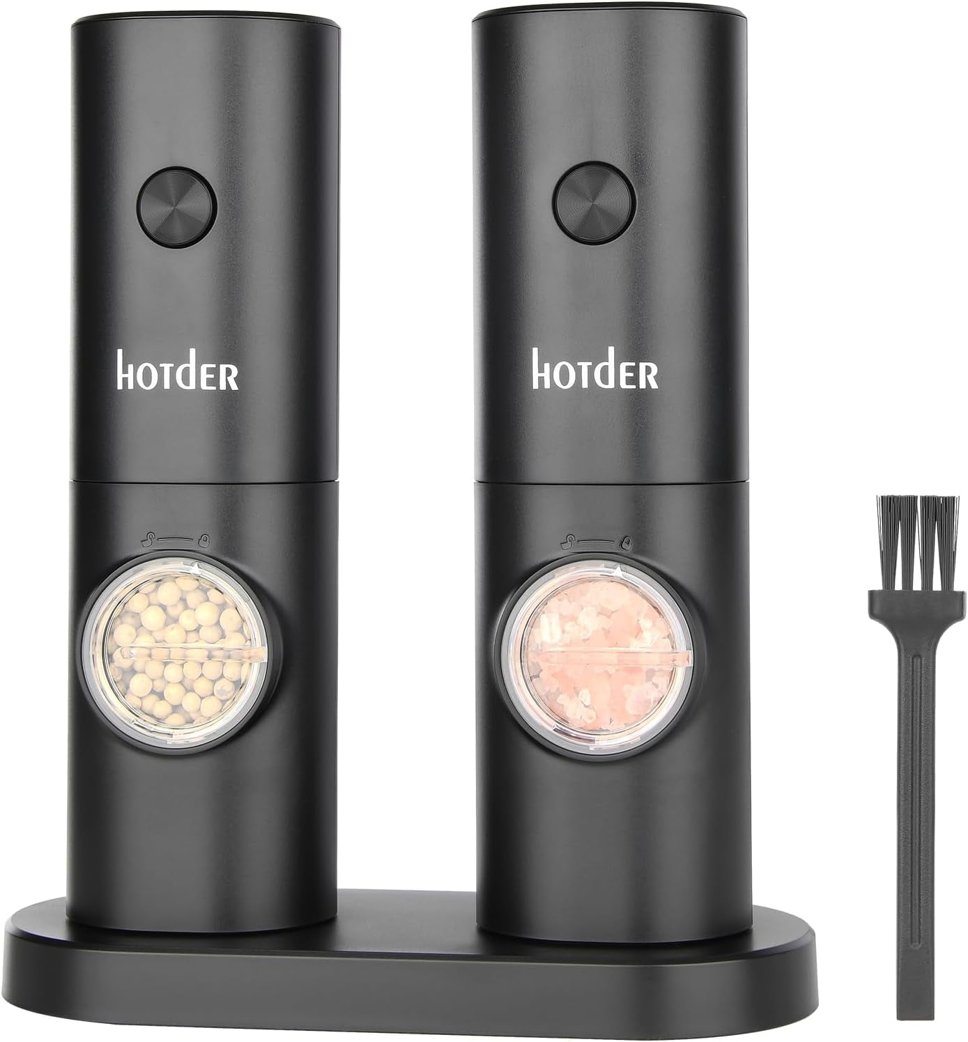 Electric Salt and Pepper Grinder Set,Battery Powered Salt and Pepper