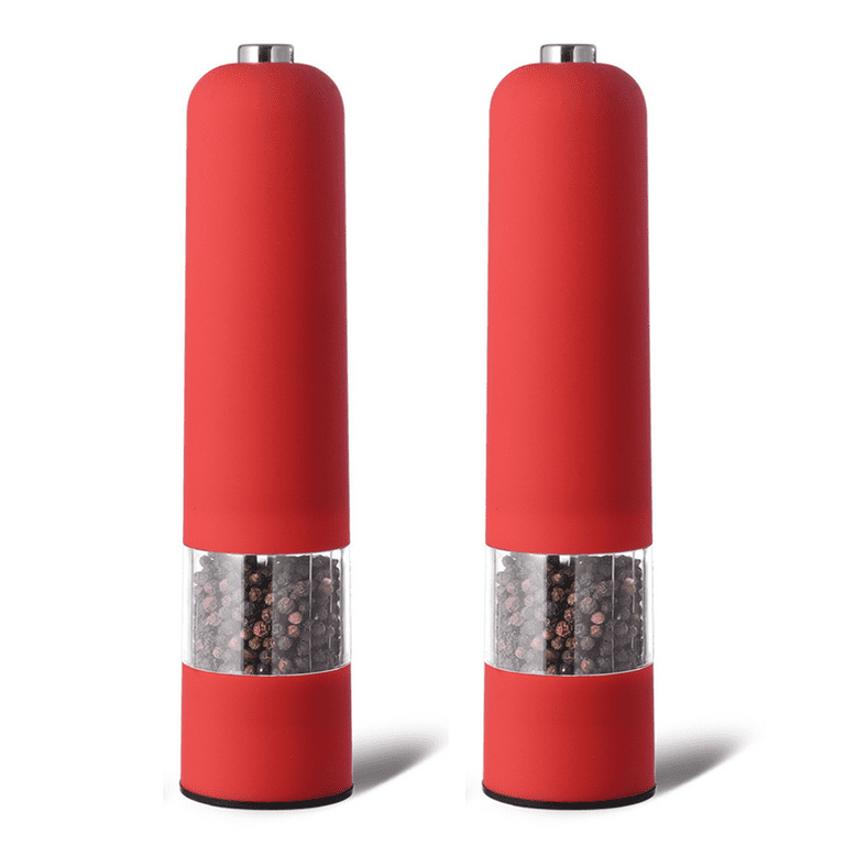 Electric Salt and Pepper Grinder Set of 2,automatic pepper mill