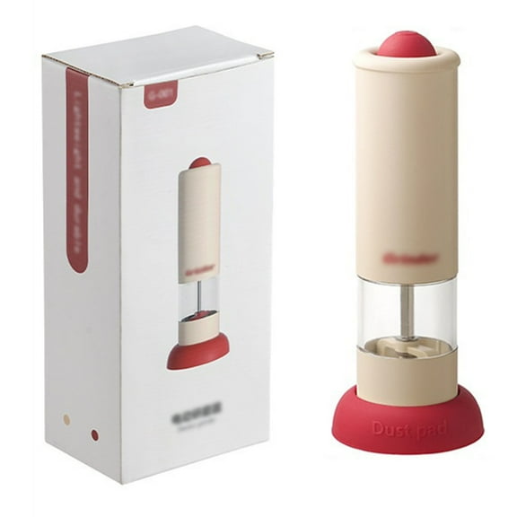 Electric Salt and Pepper Grinder, Pepper Mill Rechargeable & Adjustable Salt Shaker with Storage Base