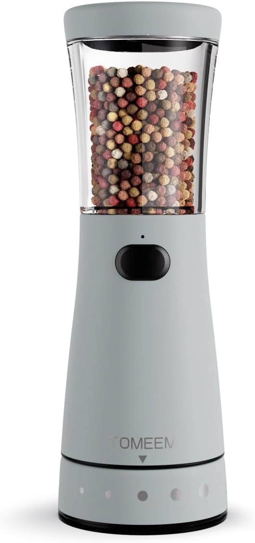 Electric Salt and Pepper Grinder Rechargeable with LED lights, 5 ...