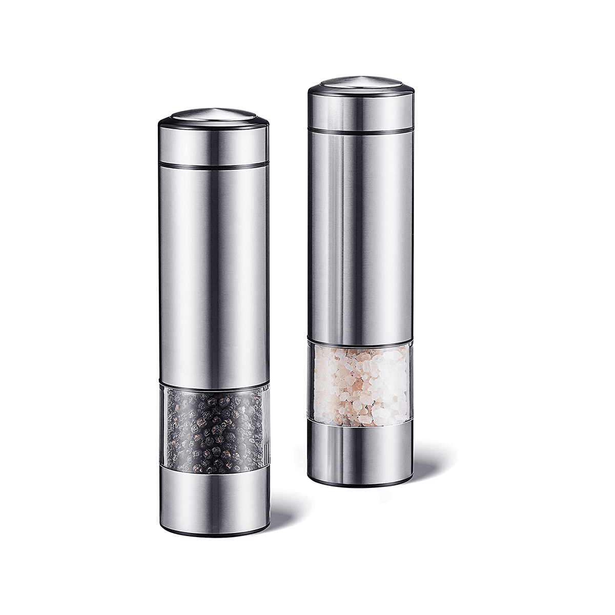 Electric Salt and Pepper Grinder Set, Automatic Salt and Pepper Grinder
