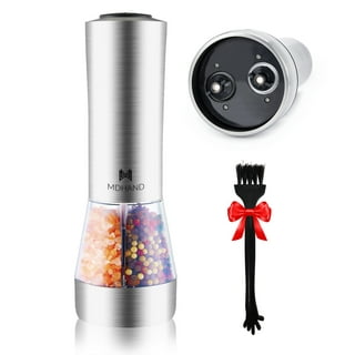 iBunnyShop Electric Salt and Pepper Grinder (Single Mill), Automatic Battery  Operated Shaker with Light - Yahoo Shopping