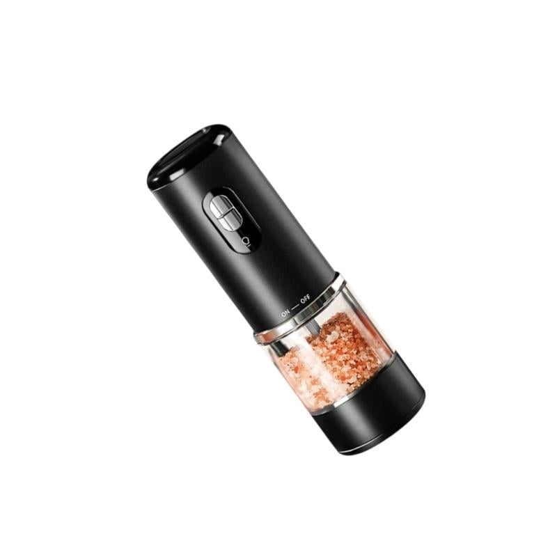 Electric Salts and Pepper Mill Set USB Recharging Adjustable Condiment Grinder