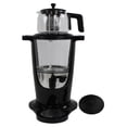thumbnail image 1 of Electric Samovar Russian Persian Turkish Tea Maker Water Kettle Glass Teapot 3.2+1=4.2 Liter 110V 1000w Auto On Off Keep Warm Black, 1 of 1