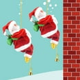 thumbnail image 1 of Electric Santa Climbing Rope Decoration, Climbing Santa with Music, Battery Operated Climbing Santas Claus, Funny Musical Christmas Tree Ornament, Holiday Decoration Gift(2PC), 1 of 8