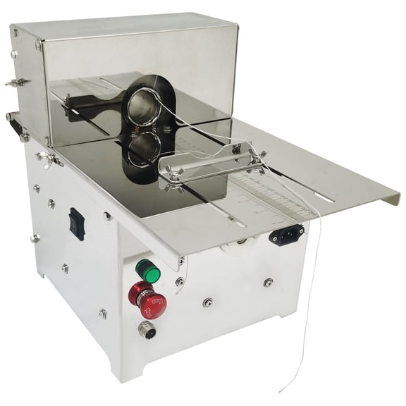 Electric Sausage Knotting Machine Sausage Tying Machine 110V 35 ties/min Max 1.65in Dia for Butcher Shop/Food Factory/Restaurant