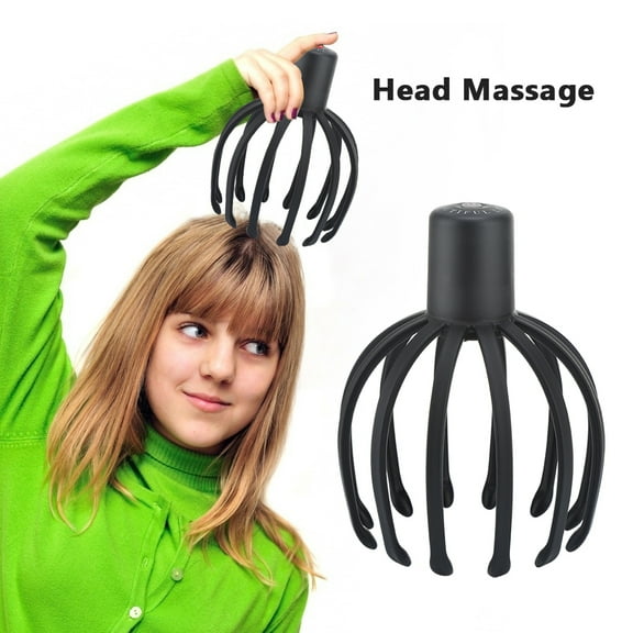 Electric Scalp Massager with 3 Modes, 360 Degree Head Massager, Cordless Portable Head Scratcher for Stress Relax, 15 Minutess Auto Shut off