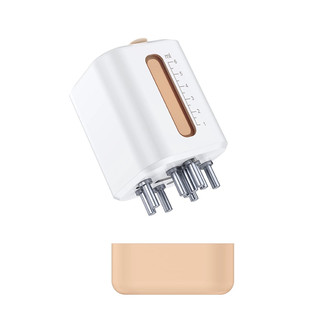 Electric Scalp Massager for Hair Growth Vibration Red Light Therapy Micro-current Stimulation Scalp Hair Oil Applicator Brush