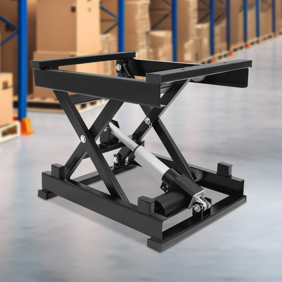 Electric Scissor Lift Table, 130lbs 3.94-14.57in Hydraulic Industrial Mover
