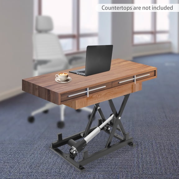 Electric Scissor Lift Table 250lbs Capacity Adjustable Height Foldable Hydraulic