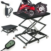WEYRAL Electric Portable Mini Mobility Lift, 9.2-35 in Height Adjustable Lifting Platform with 6 Wheels