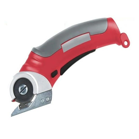 Electric Scissor Portable Cordless Rechargeable Electric Round Scissor Leather Paper Fabric Rotary Cloth Cutter Kit Cutting Tool ,Effortless Cutting