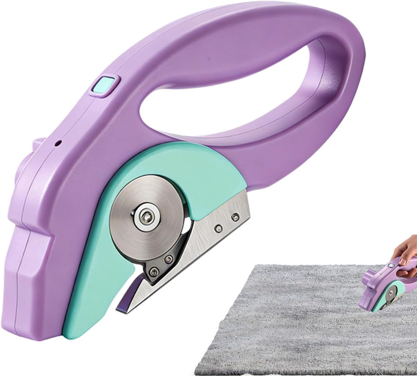 Electric Scissors for Cardboard,USB Rechargeable Ergonomic Handheld Cutting Tool - Cordless Box Cutter - for Carpet Paper Fabric Packaging Unboxing