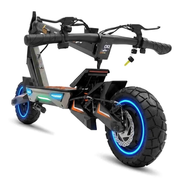 1500W Peak Electric Scooter,40Mph & 45Miles Range,10" Off Road Tires MASXODRK Adults Commuter E-Scooter,Full Suspension