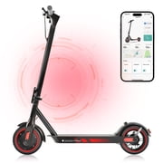 Electric Scooter, 22-28 Miles Long Range,22Mph Top Speed, Commuting Electric Scooter with Cruise Control, Double Braking Systems Escooter for Adults and Teens Red