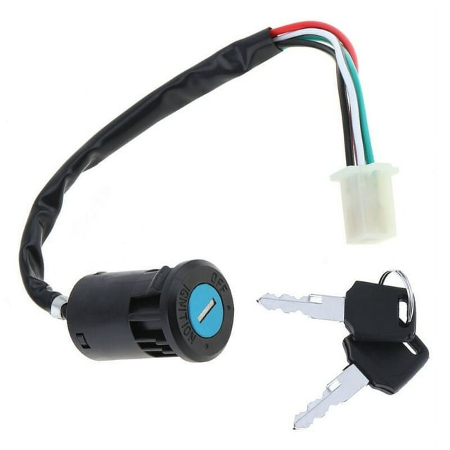 Electric Scooter 4 Wire Ignition Switch W/ Two Keys For Scrambling ...