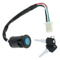 Electric Scooter 4 Wire Ignition Switch W/ Two Keys for Motorcycle Atv