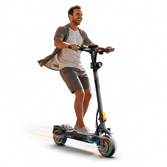 AUSOM K20 Pro Dual Motor 48V 18Ah E-Scooter for Adults, 56 Miles Extended Range,36 mph Top Speed, 287 Lbs Max Load, Electric Scooter for City