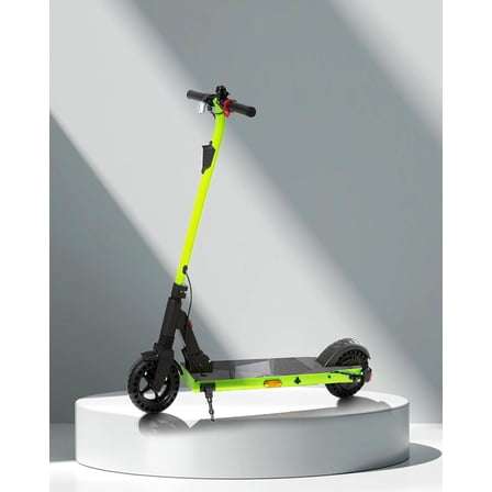 Electric Scooter 500W Peak Motor, 15.5 Miles Range & 15 MPH, 8" Flat-Free Tires, UL Certified, Foldable Electric Scooter for Adults, Teens and Big Kids