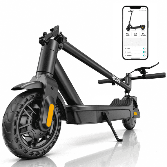 HeroPick Electric Scooter for Adults, 350W Motor 20MPH & 22Mi Range, 8.5" Solid Tires, Foldable Commuter E-Scooter with Dual Brakes & Suspension,UL2272