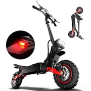 Electric Scooter Adult 2400W Dual Motor 48V 21Ah 11 Off-Road Tires Dual Drive Commuter Scooter
