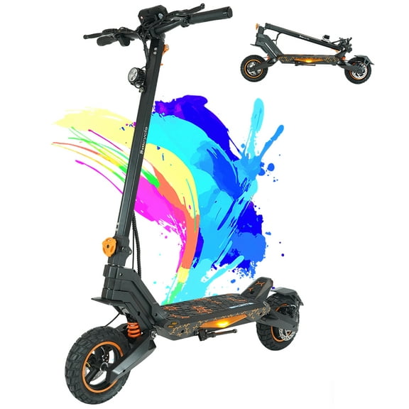 1600W Power Motor Electric Scooter for Adults  36MPH Top Speed, 40 Mile Extended Range, 48V/23.4AH High-Capacity Battery, 10" Off-Road Tires, 35 Max Slope, Foldable Structure & UL Certified G2