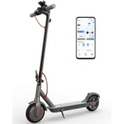 Electric Scooter for Adults, 350W Portable Folding Commuting Scooter, 16 Mph Top Speed, Max 19 Miles Long-Range, with Double Braking System and App, 8.5"