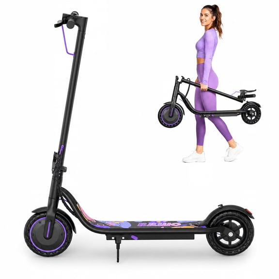 Electric Scooter for Adults, 350W Motor, 19 MPH Max Speed, Up to 19 Miles Range, Foldable Commuter E Scooter, App Control, Dual Braking System, LED Display, Lightweight Electric Scooter