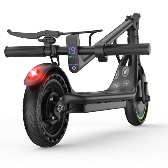 Electric Scooter for Adults, 350W Motor, 19 MPH Max Speed, Up to 19 Miles Range, Foldable Commuter E Scooter, App Control, Dual Braking System, LED Display, Lightweight Electric Scooter