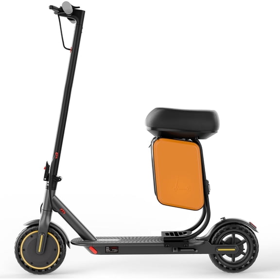 Electric Scooter for Adults, 350W Motor, Up to 22 Miles Long Range, 8.5" Solid Tires, 265 lbs Load Capacity, Foldable Commuting e-Scooter with Dual Braking System and App