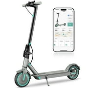 Electric Scooter for Adults, 350W motor 19MPH & 15Miles Range Portable Folding Commuting Electric Scooter 8.5"Anti-skid solid Tires, with Double Braking System and App Control