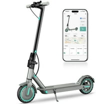 Electric Scooter for Adults, 350W motor 19MPH & 15Miles Range Portable Folding Commuting Electric Scooter 8.5"Anti-skid solid Tires, with Double Braking System and App Control