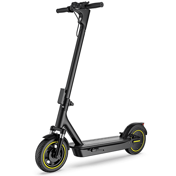 Electric Scooter for Adults 500W Brushless Motor 22 MPH Max Speed 28 Miles Range 10 Inch Air Tires Dual Shock Absorption Front Rear Suspension App Control Foldable Commuter E-Scooter UL 2272