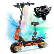 Electric Scooter Folding Commuter, 5600W Dual Motor, 46MPH, 43 Miles Range, 11 Inch Off-Road Tire