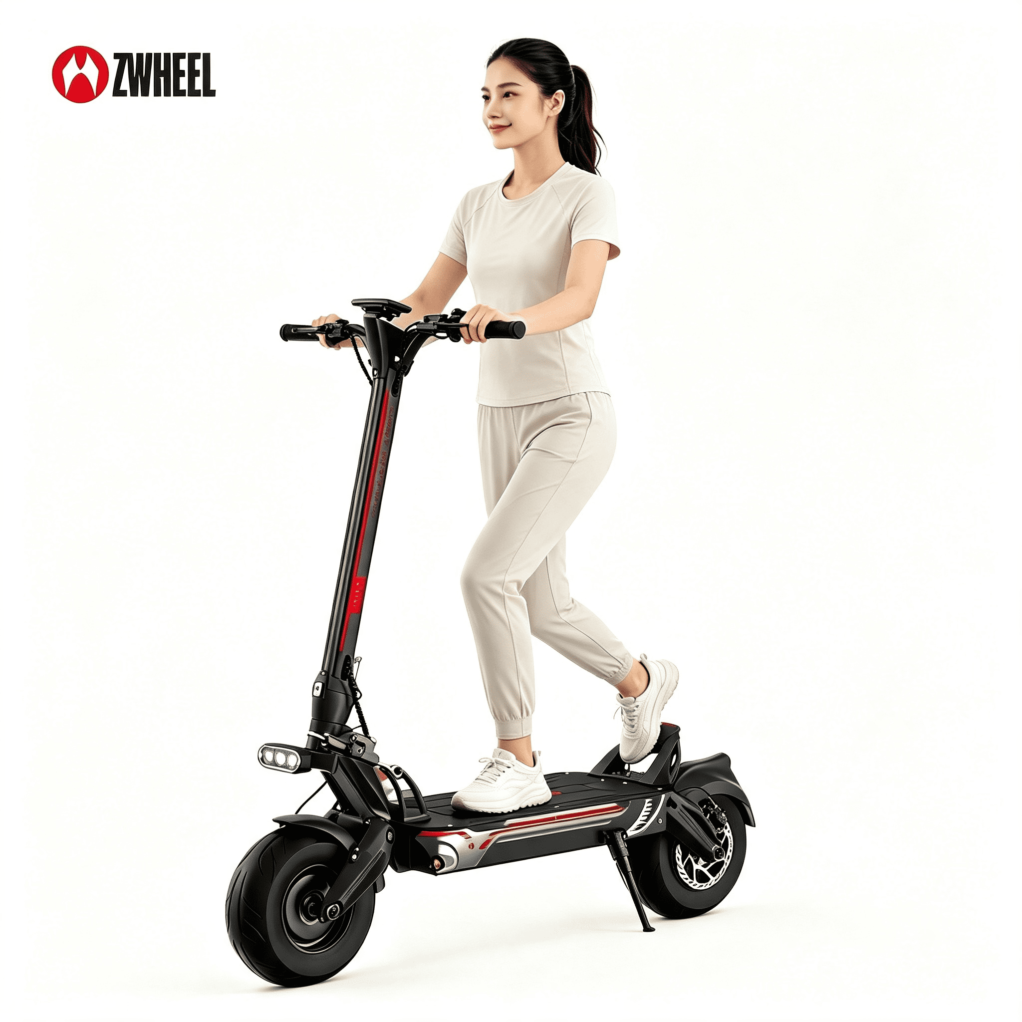 Unbranded 6000W 72MPH Electric Scooter Adult 52V 20Ah Foldable Off-Road Dual Suspension