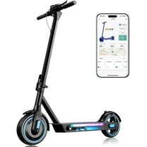 Electric Scooter for Adults,600W Motor,10” Tires,Up to 25 MPH, 22-30 Long Mile Range,Foldable Lightweight EScooter with Dual Braking and APP Control, UL Certified