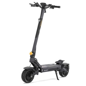 Ausom DT2 Pro Foldable Adults Fast Electric Scooter, 71 Mi Max Operating Range & 42 mph Max Speed, Dual 1100W Motors off Road E-scooter, 297 lbs Load, Gray/Yellow