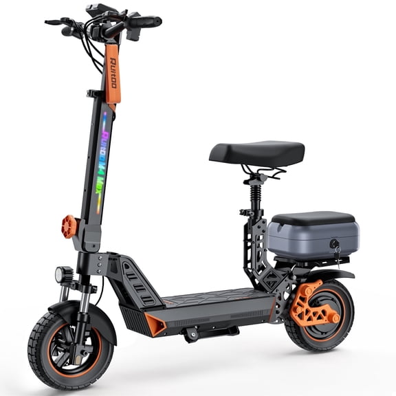 Ruitoo Electric Scooter, 3200W/1600W/1000W Peak Motor, Off Road E Scooter for Adults, 35/34/31/28 Mph Top Speed, 40/50/34/31 Miles Max Range, Folding Adult Scooter with Dual Suspension for Commuting